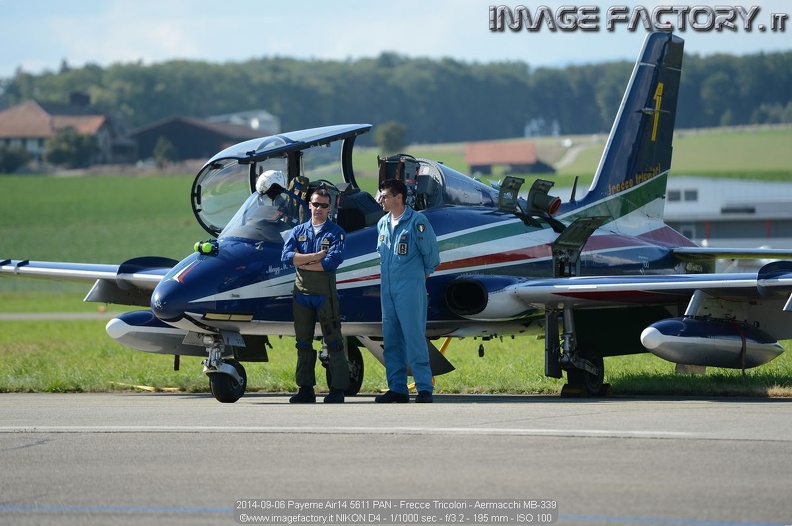 2014-09-06 Payerne Air14 5611 PAN - Frecce Tricolori - Aermacchi MB-339.jpg